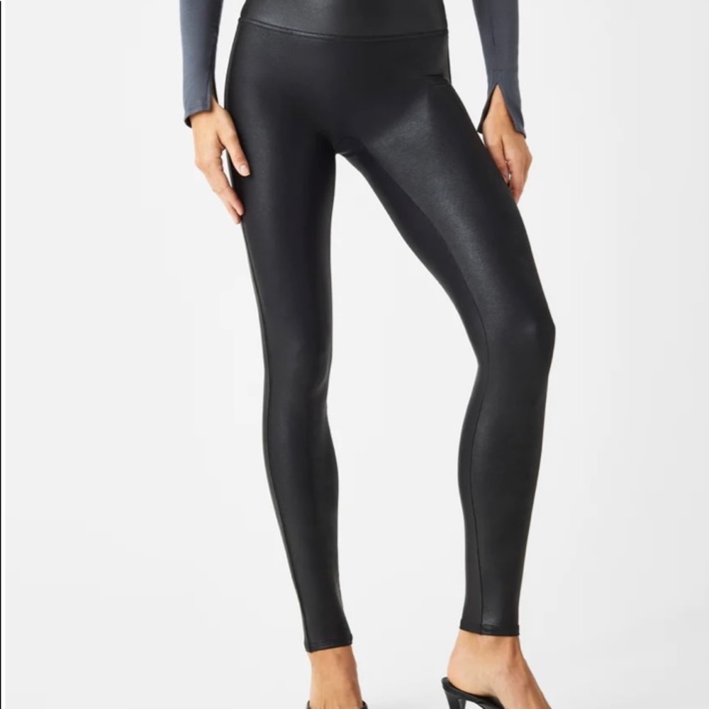 Spanx Faux Leather Leggings